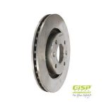 دیسک چرخ جلو پژو 206 تیپ 5 و رانا و 207 GISP (1عدد)